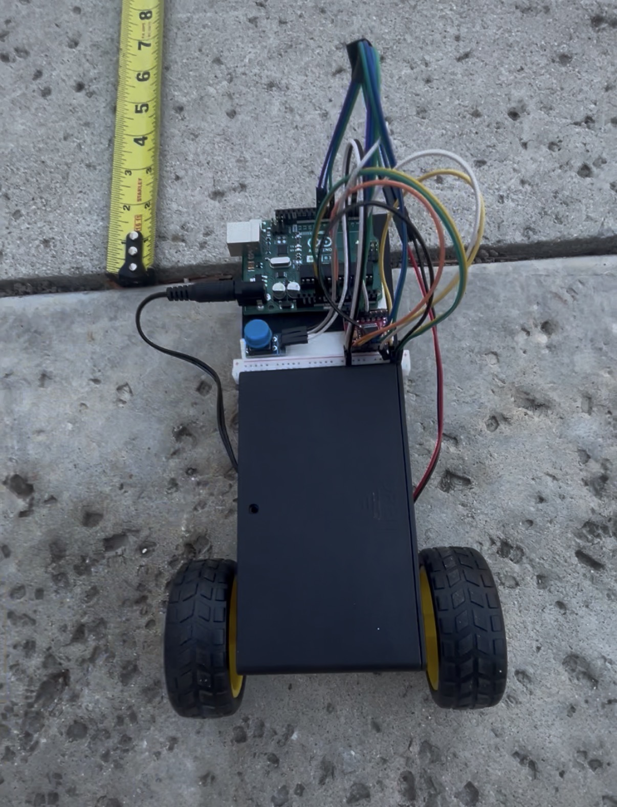 The first electric vehicle prototype build.